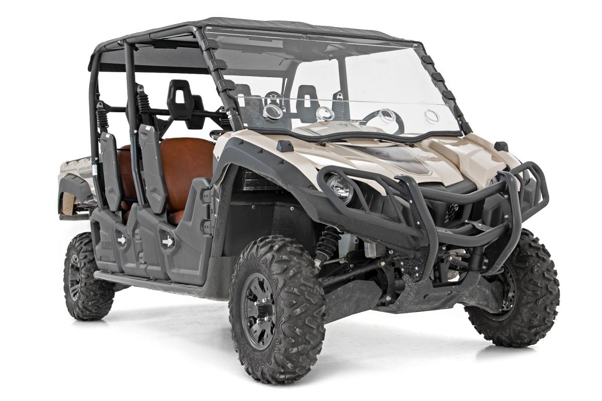 Yamaha YXM700 Viking VI EPS SE Vented Full Windshield - Rough Country - Scratch Resistant - '15-'19